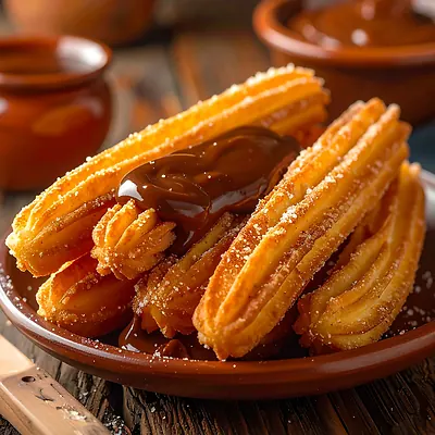 Churros - hiszpańskie smażone ciasto