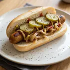 Wegetariański hot dog