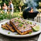 Grillowane marynowane tofu