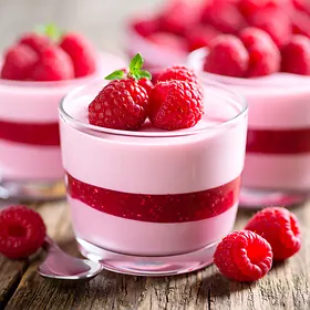 Raspberry Pudding