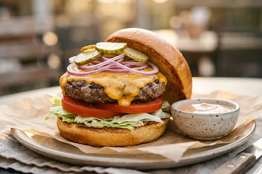 Classic American Cheeseburger