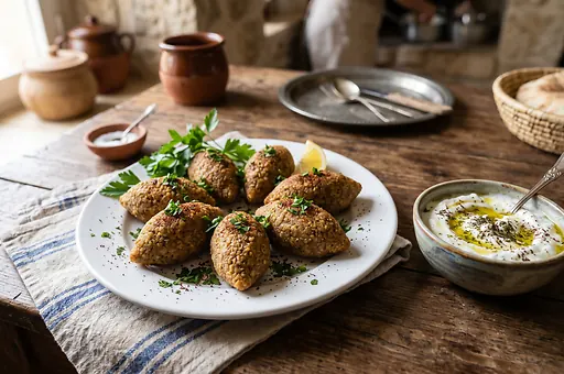 Kibbeh with Lamb and Bulgur