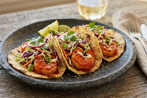 Gochujang Shrimp Tacos