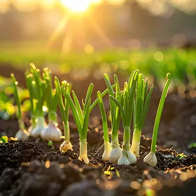 Garlic Shoots