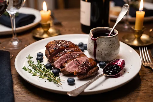 Blueberry Sauce for Roasted Meat