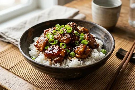 Chicken Teriyaki with Rice