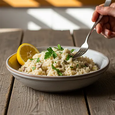 Risotto, Italian creamy rice