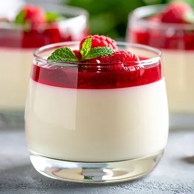 Panna Cotta, włoski deser śmietankowy