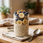 Overnight oats z jogurtem i owocami