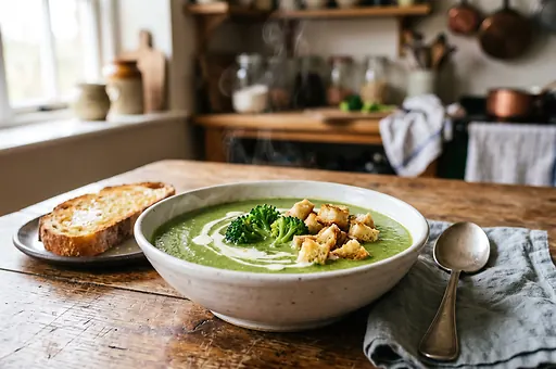 Creamy broccoli soup