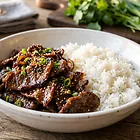 Koreańskie bulgogi z marynowaną wołowiną