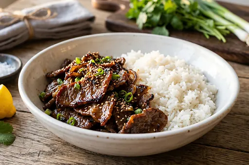 Korean Bulgogi with Marinated Beef