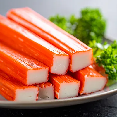Paluszki surimi - popularne paluszki krabowe