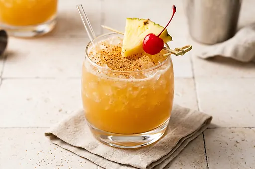 Painkiller with Rum and Coconut