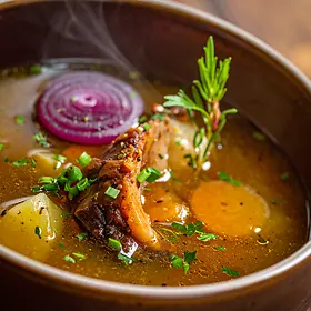 Consommé - čirý francouzský vývar