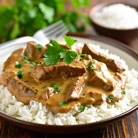 Befsztyk Stroganow