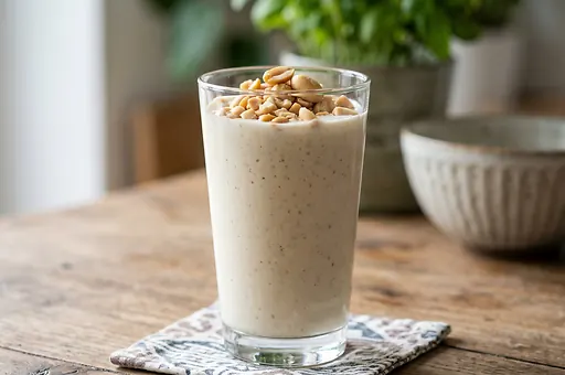 Mocny koktajl proteinowy z twarogiem
