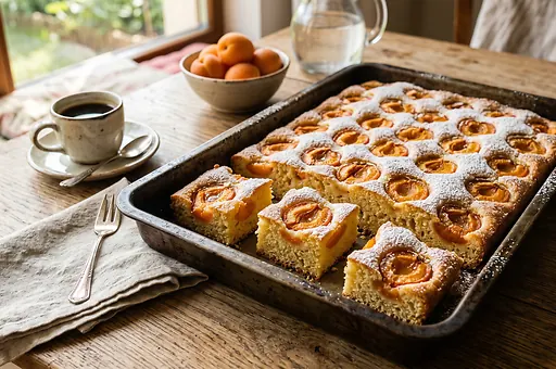 Apricot butter cake