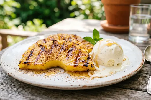 Grilled Pineapple with Cinnamon