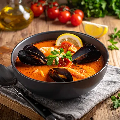 Bouillabaisse, zupa rybna z Marsylii