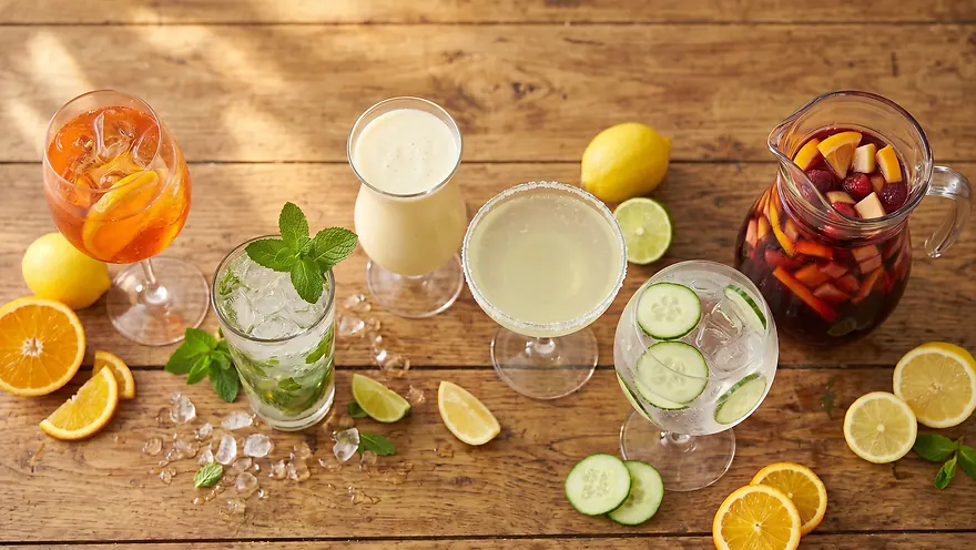 Summer Cocktails for a Garden Party, From Spritz to Sangria