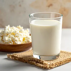 Kyška - traditional soured milk drink