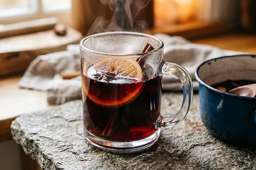 Mulled Wine with Orange
