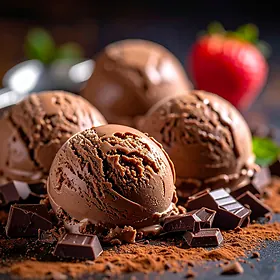 Lody czekoladowe