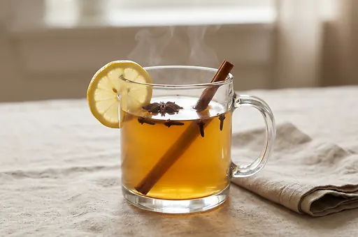 Hot Toddy s whisky a medem