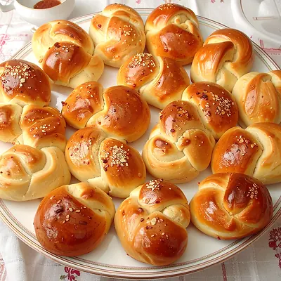 Judas bread - traditional Czech Easter pastry