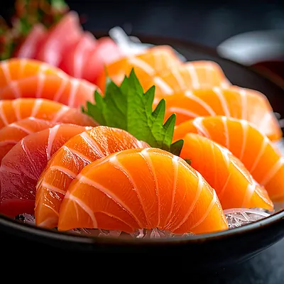 Sashimi - plastry surowej ryby