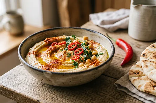 Hummus with chilli
