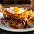 Francesinha with Spicy Sauce and Cheese