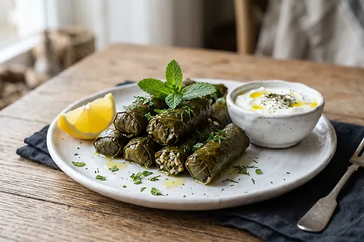 Turkish Sarma with Lamb and Rice