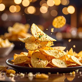 Crisps - popular crunchy snack