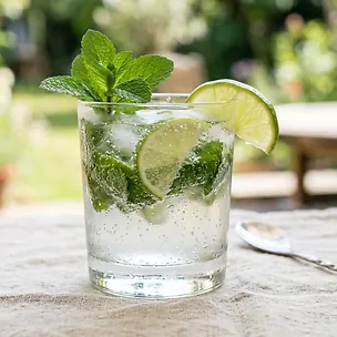 Bezalkoholowe mojito z miętą