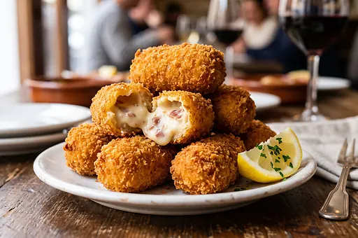 Croquetas de jamón - hiszpańskie krokiety z szynką