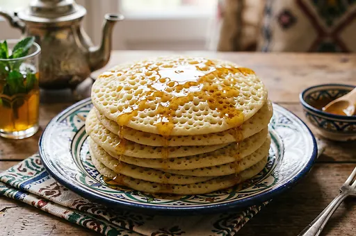 Baghrir Moroccan Semolina Pancakes