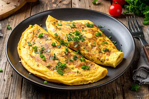 Omlet ze szczypiorkiem szybki przepis w 10 minut