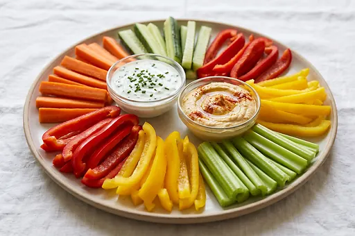 Vegetable Sticks With Dips