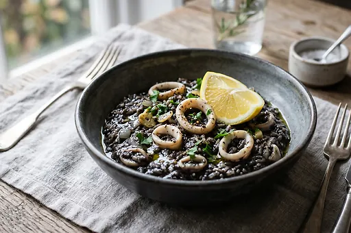 Risotto al nero di seppia
