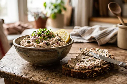 Tuna spread with cream cheese