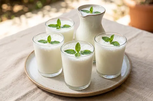 Turkish Ayran with Mint