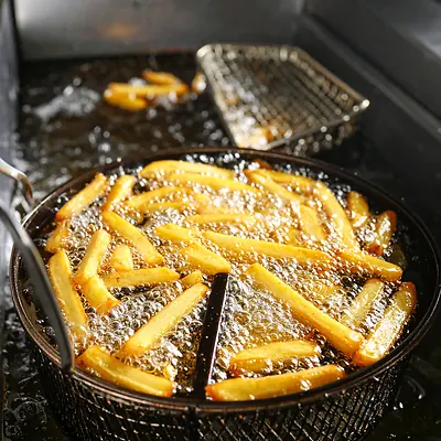 Deep frying - cooking technique in oil