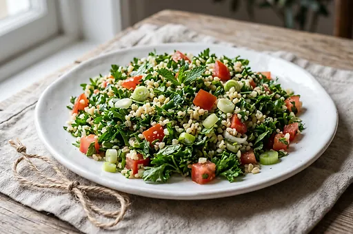 Tabbouleh z bulgurem