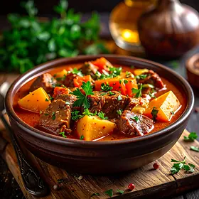 Perkelt - Hungarian braised dish