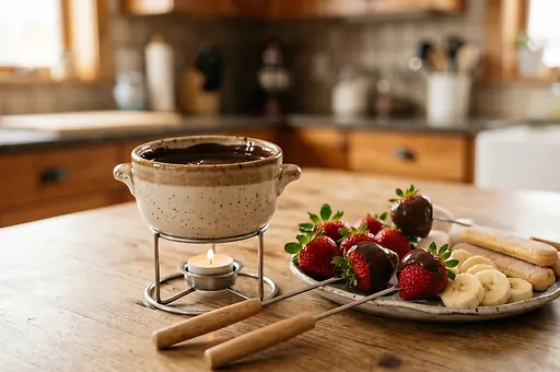 Fondue czekoladowe