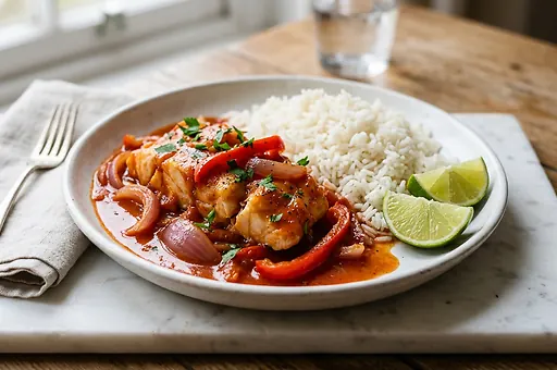 Moqueca z dorsza z olejem palmowym