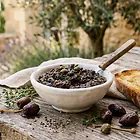 Tapenade z czarnych oliwek po prowansalsku