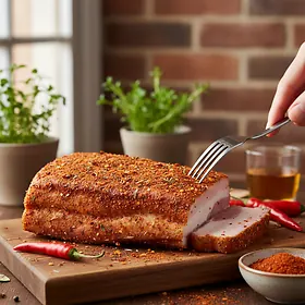 Paprika pork belly